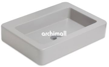 Skat 59x41cm Tezgahüstü Lavabo Mat Gri