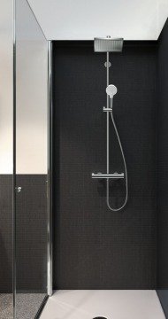 Hansgrohe Crometta E 240 Termostatik Kare Duş Kolonu 27281000