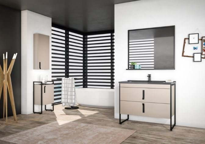 Orka Modena 100 cm Ayaklı Banyo Dolabı