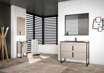 Orka Modena 100 cm Ayaklı Banyo Dolabı