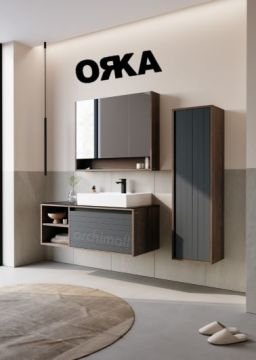 Orka Prato 120 cm Asma Banyo Dolabı