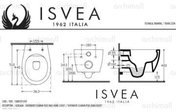 İSVEA Sentimenti Due Vortex Asma Klozet Seti