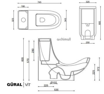 Güralvit Wc Health Alaturka Sağlık Klozeti
