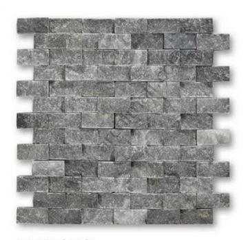 Delta Doğaltaş Bardiglio 23x48 mm Patlatma Mozaik