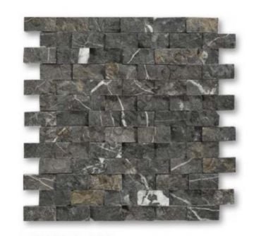 Delta Toros Siyah Patlatma Mozaik 23x48 mm