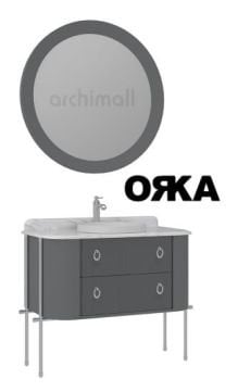 Orka Felice 107 cm Metal Ayaklı Banyo Dolabı