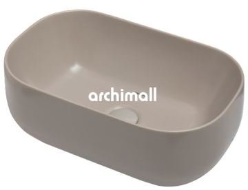 NivXH 58x37cm Tezgahüstü Lavabo Mat Sahra
