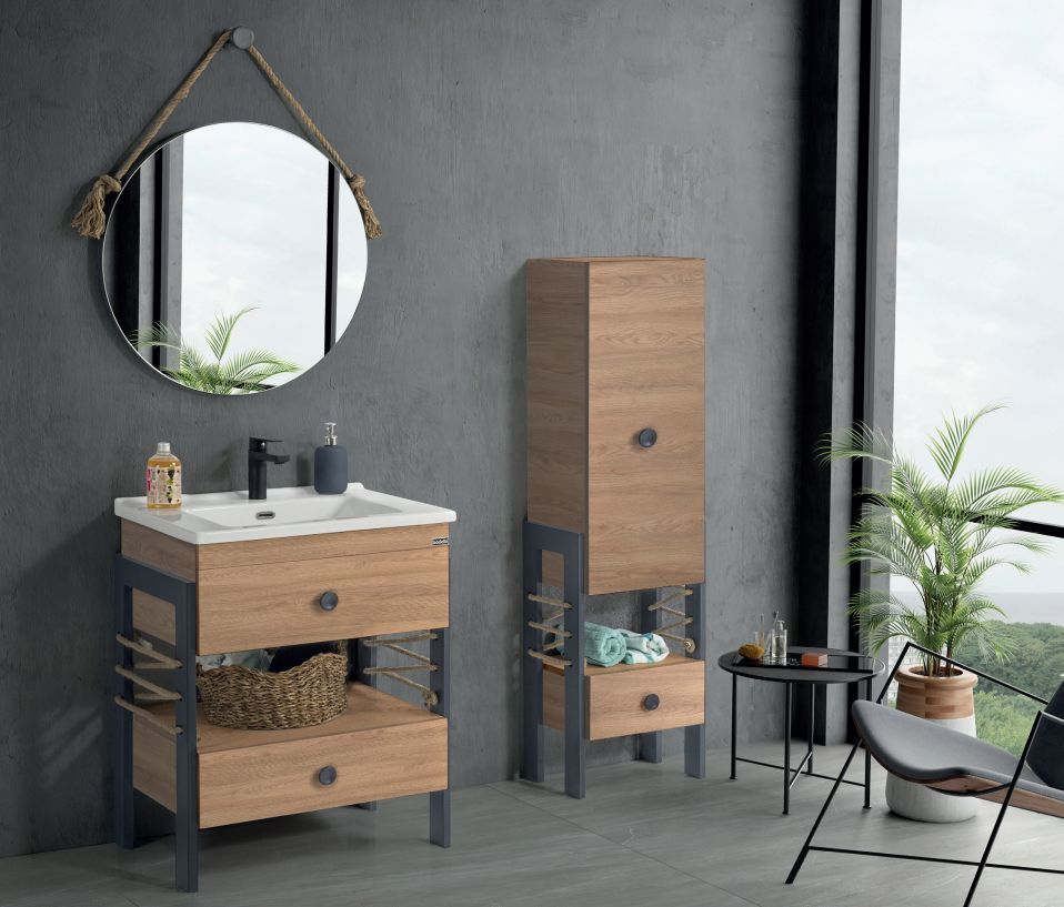 Badella Melonı 65 V2 Banyo Dolabı