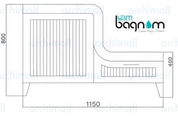UBM Banyo Lotus Abdest Lavabosu