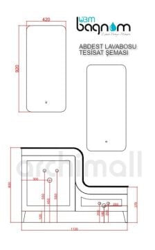 UBM Banyo Lotus Abdest Lavabosu