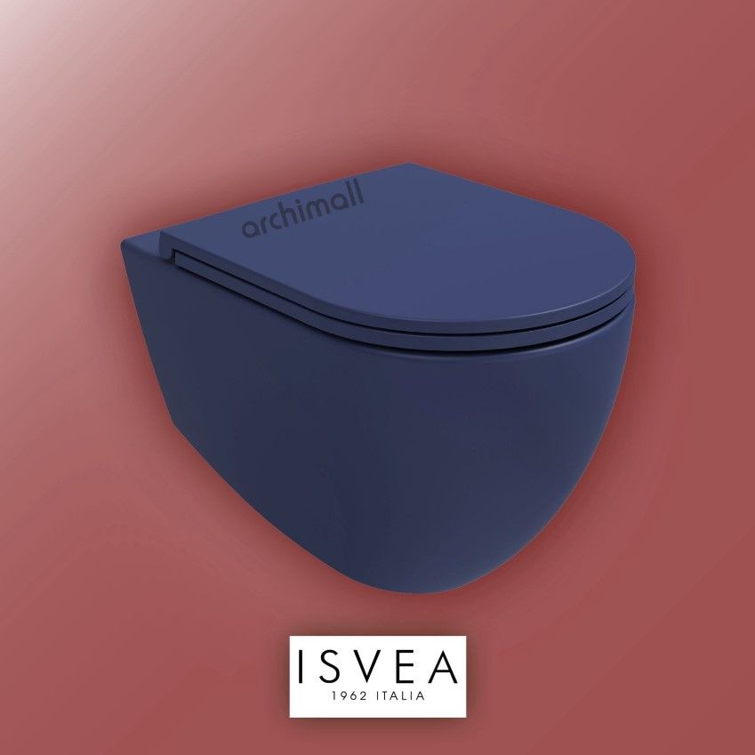 İsvea Banyo infinity Asma Klozet Seti İsvea Mavisi