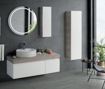 Badella Moderno 120 V21 Banyo Dolabı