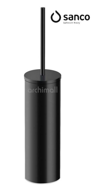 Sanco Klozet Fırçalık Yerden Mat Siyah