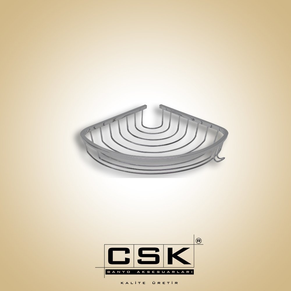 Csk Banyo 20x20 Deniz Tekli Süngerlik Krom OL2711