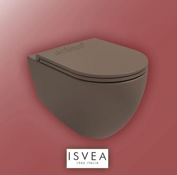 İsvea infinity Asma Klozet Seti Vizon