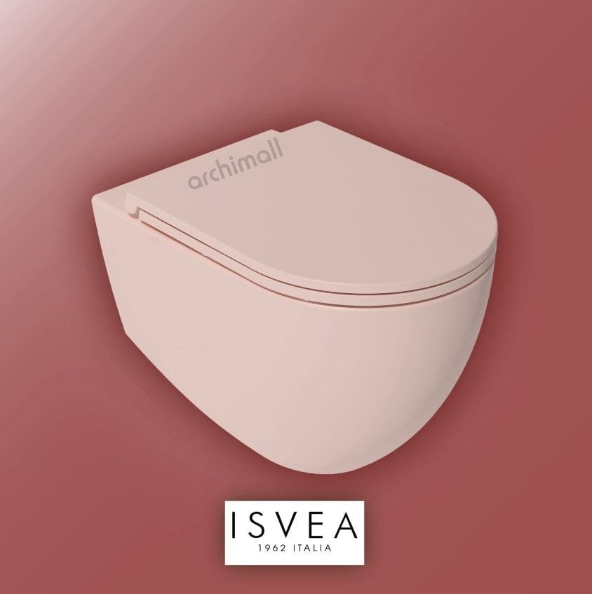 İsvea Banyo İnfinity Asma Klozet Seti Somon