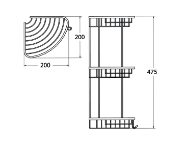 Csk Banyo 20x20 Deniz Üçlü Süngerlik Altın OL2718