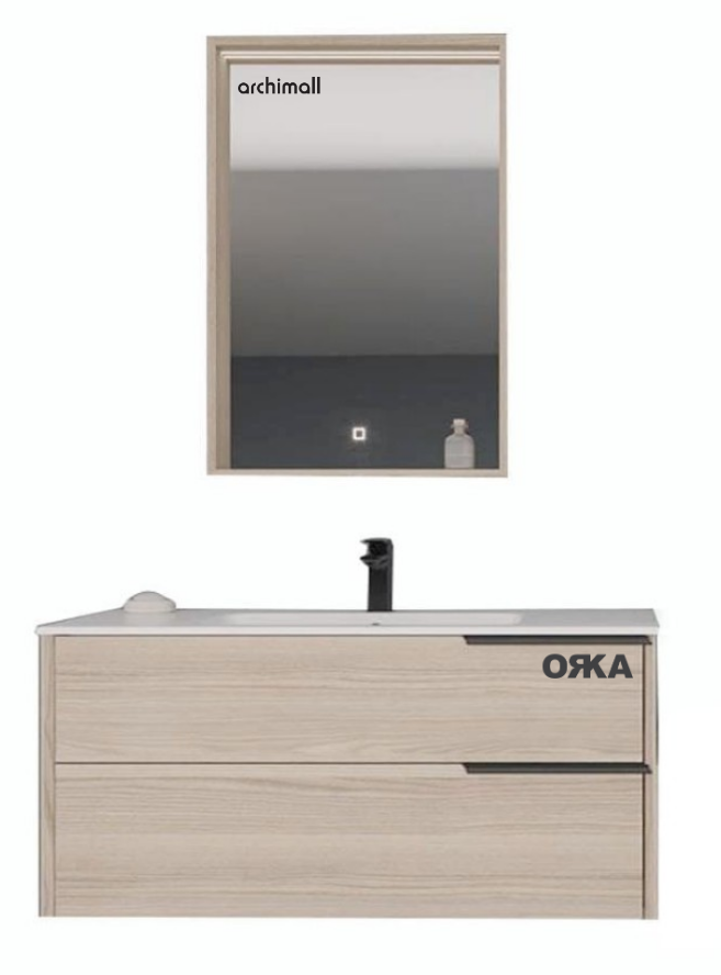 Orka Noventa 120 cm Asma Banyo Dolabı
