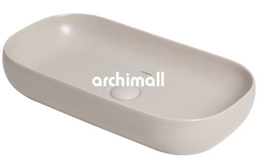 Niv 70x37 cm Tezgahüstü Lavabo Mat Sahra