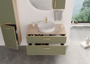 Orka Salerno 75 cm Asma Banyo Dolabı