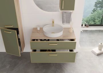 Orka Salerno 95 cm Asma Banyo Dolabı