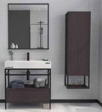 Orka Vegas 60 cm Asma Banyo Dolabı