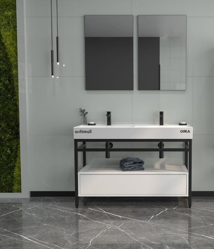 Orka Vegas 120 cm Asma Banyo Dolabı