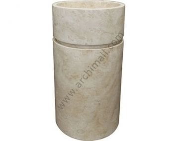 Delta Doğaltaş Glasgow Traverten Lavabo