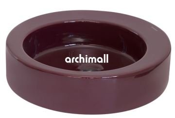 Merga48cm Tezgahüstü Lavabo Bordo