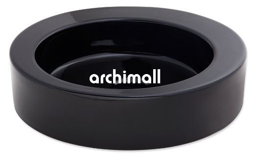 Merga48cm Tezgahüstü Lavabo Siyah