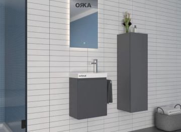 Orka Ferla 40 cm Asma Banyo Dolabı