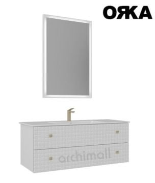 Orka Lipari 120 cm Asma Banyo Dolabı