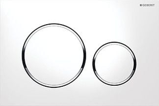 Geberit Sigma 20 Kumanda Kapağı Beyaz-Parlak-Beyaz