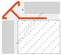 Protrim Pro-Angle 10 mm Alüminyum Çıta Parlak Krom