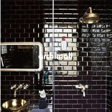 Seramiksan Metro Siyah 10x20