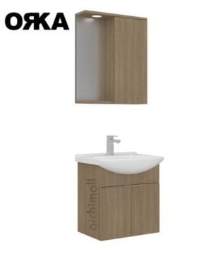 Orka Purus 55 cm Asma Banyo Dolabı