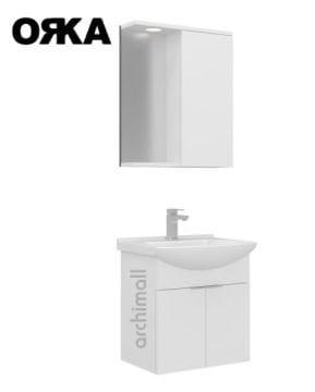 Orka Purus 55 cm Asma Banyo Dolabı