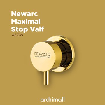 Newarc Maximal Altın Stop Valf 101632G