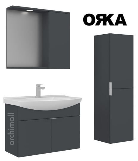 Orka Purus 100 cm Asma Banyo Dolabı