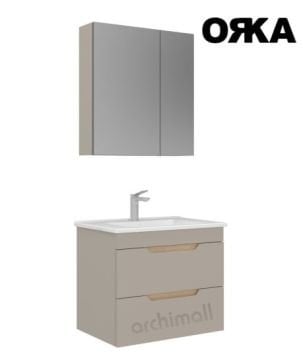 Orka Lena 65 cm Çekmeceli Asma Banyo Dolabı