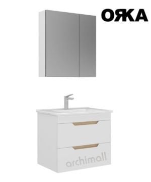 Orka Lena 65 cm Çekmeceli Asma Banyo Dolabı