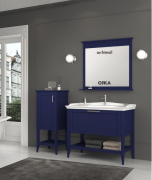 Orka Bastle 100 cm Asma Banyo Dolabı