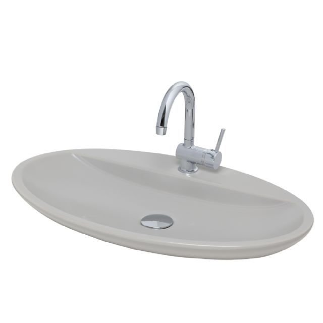 Sarin BD Mat Gri Tezgah Üstü Lavabo