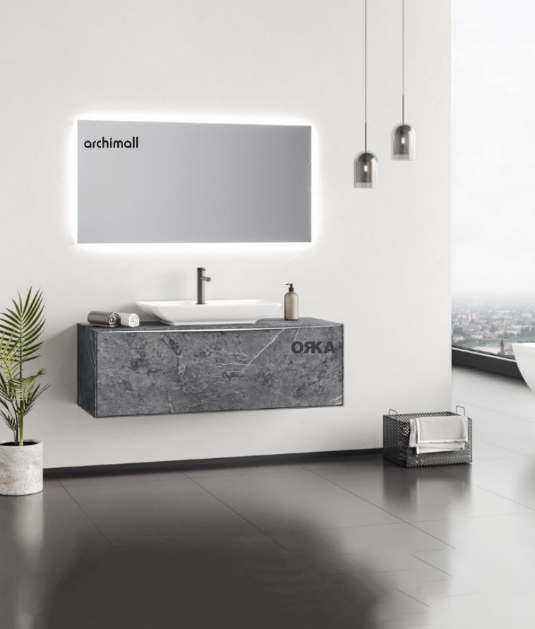 Orka Mono 120 cm Asma Banyo Dolabı