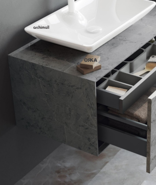 Orka Mono 120 cm Asma Banyo Dolabı