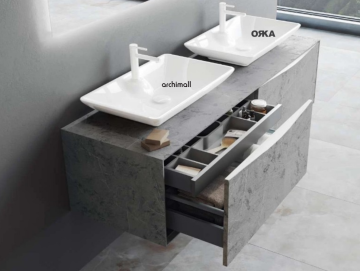Orka Mono 160 cm Asma Banyo Dolabı