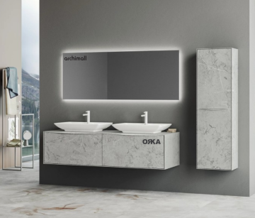 Orka Mono 160 cm Asma Banyo Dolabı