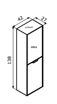 Orka Mono Boy Dolabı