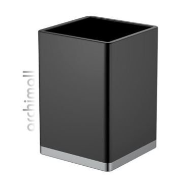 OMG Diş Fırçalık Mat Siyah