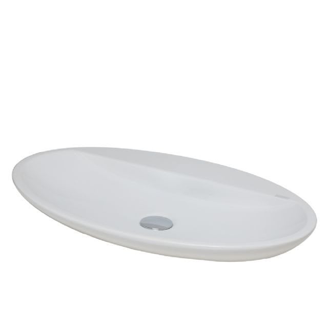 Sarin Beyaz Oval Tezgah Üstü Lavabo